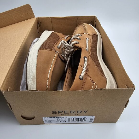 Sperry Topsider Shoes, Size 6.5 W Big Boys - Picture 2 of 2